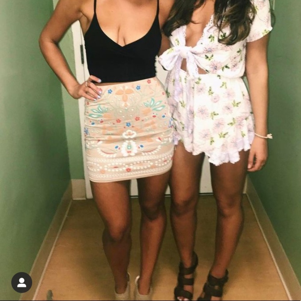 Pretty Little Thing Multi Color Skirt bodycon
